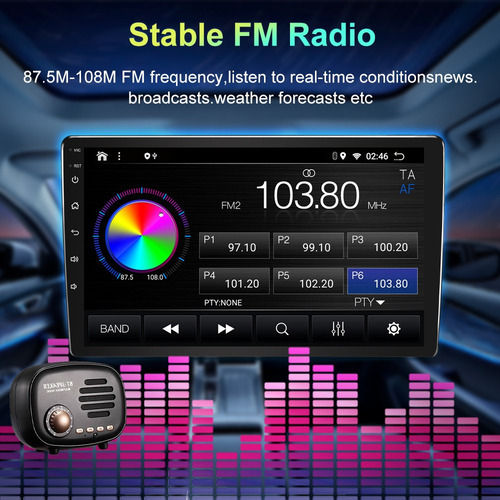 Stereo Carplay Android 12 De 4 Gb Para Toyota Hilux 2016-202