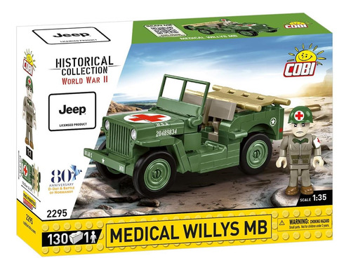 Colección Histórica De Cobi Jeep Willys Mb De La Segunda Gue