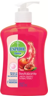 Jabón líquido Espadol Antibacterial Revitalizante con dosificador 250 ml