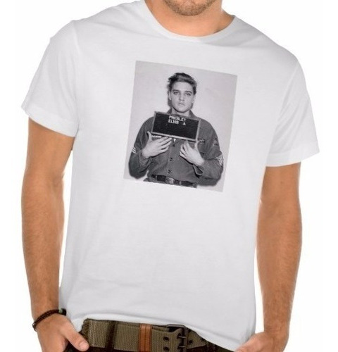 Camiseta Élvis Presley No Exército