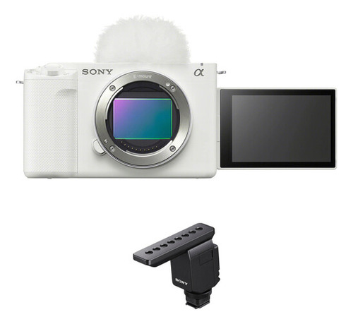 Cámara Sin Espejo Sony Zv-e1 Con Kit De Micrófono Blanco