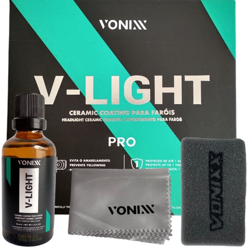 Protetor Para Faróis Evita Amarelamento V-light 50ml Vonixx