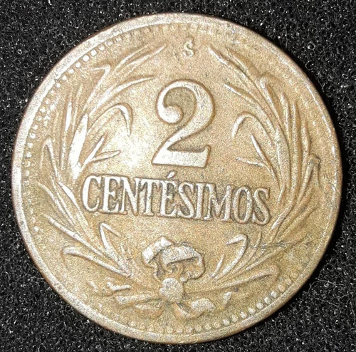 Moeda 2 Centesimos Ano 1948 Uruguai