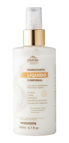 Hidratante Líquido Corporal -energizante Hidratante Em Spray