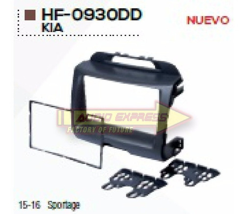 Base Frente Adaptador Estereo Kia Sportage 2015-16 Hf0930dd