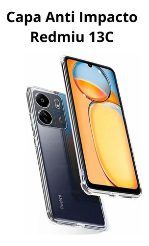 Capa Anti Impacto Para Xiaomi Redmi 13c Transparente