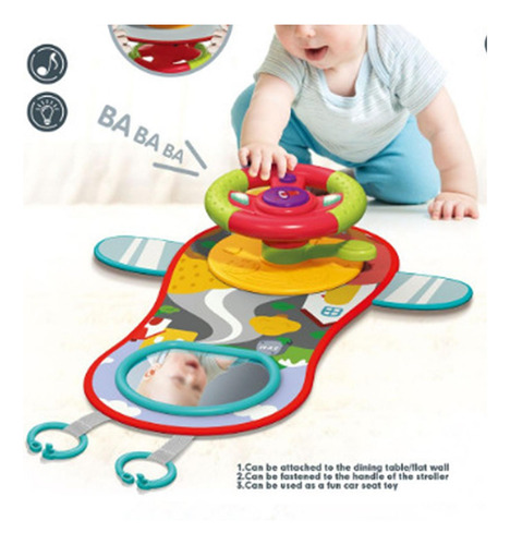 Volante De Dirección Toy Asiento Trasero Toy Fine Motor