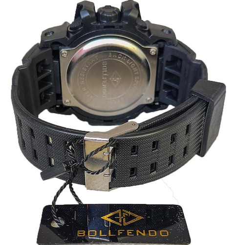 Relógio Militar Preto Digital Exclusivo Resistente Água Moda