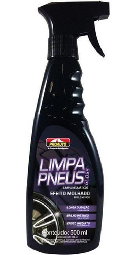 Pretinho Limpa Pneu Activa Gloss 500ml Proauto