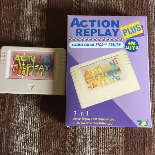 Action Replay 4m Plus+ Modchip+5 Juegos(sega Saturn)+ Envio