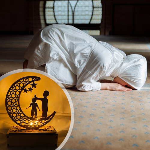 Guirnalda De Luces Led Para Eid, Noche De Ramadán, Luna De M