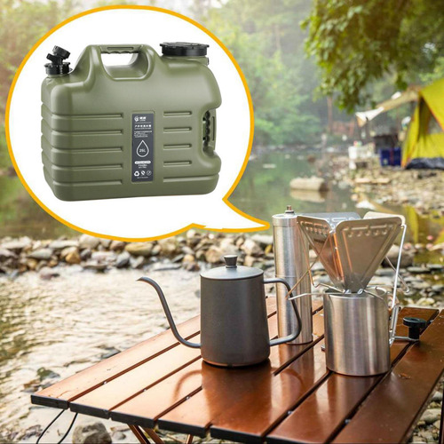 Contenedor De Agua Portátil Con Grifo Cubo De Barril De 25l
