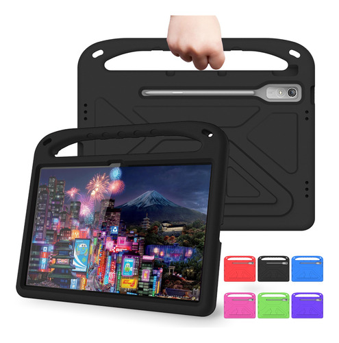 Funda Eva Kids A Prueba De Golpes Para Lenovo Tab P12 De 12,