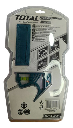 Escuadra Angular Magnetica Metalica Con Nivel