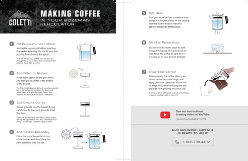 Filtros De Café Percolator - Paquete De 100 Filtros Perco...