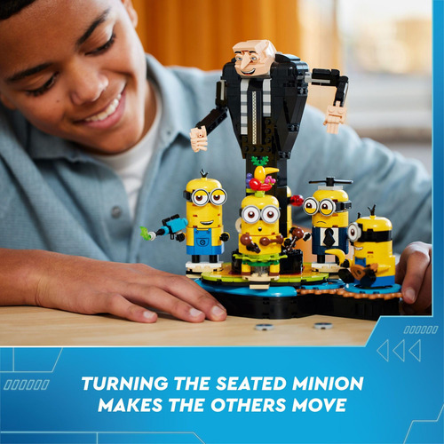 Juguete Lego Despicable Me 4 Construido Con Ladrillos Gru An