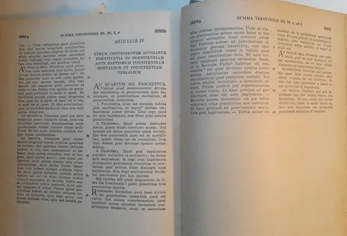 Summa Teologica - Sto Tomas De Aquino - Latin Ed Ottawa H3 (Usado)