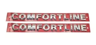 Emblemas Letreiro Laterais Comfortline - Polo/sapacefox/gol