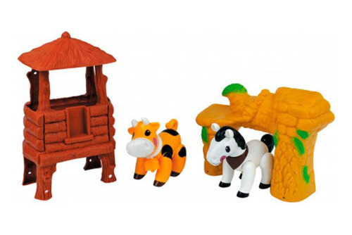 Animalitos Granja De Juguete En Plástico Super Oferta