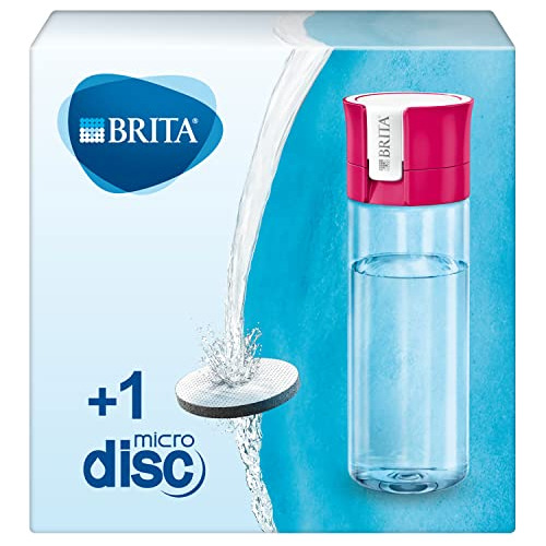 Brita Llenar Y Ir Agua Vital Filtro Botella, Limón, 19v00