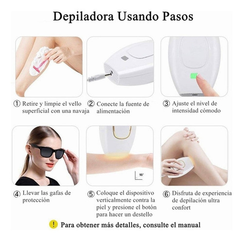 Depiladora De Luz Pulsada A Laser Permanente Ipl Indolor