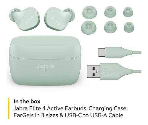 Auriculares Bluetooth Jabra Elite 4 Active True Wireless Min