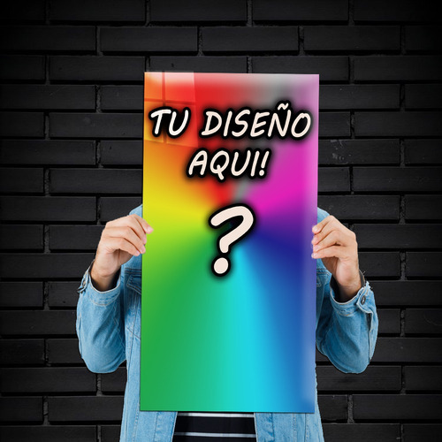 Cuadro - Poster Metalico (30x60cm) Personalizado A