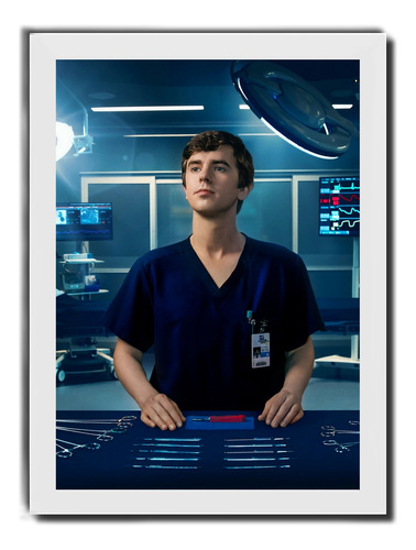 Quadro O Bom Doutor The Good Doctor Poster & Moldura Branca