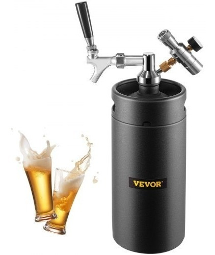 Sistema Grifo De Cerveza Growler Mini Barril 122 Oz 3,6 L 