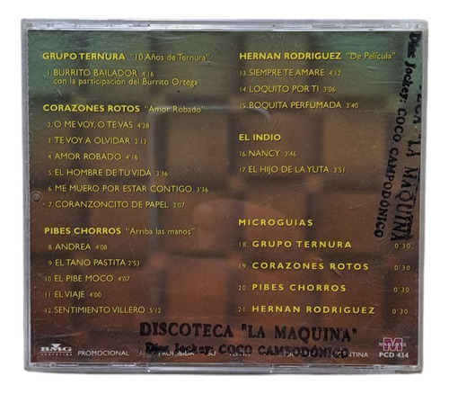 Compilado Magenta - Pibes Chorros Grupo Aventura El Indio Estándar (Usado)