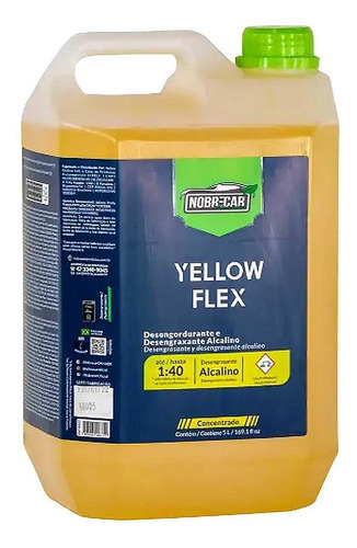Desengordurante E Desengraxante Yellow Flex 5l Nobrecar