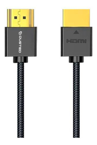 Cable Ultra Slim 4k Hdmi 2.0 1.8m Rugged Dusted Negro