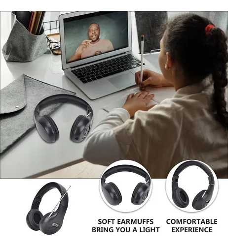 Auriculares De Radio Portátiles Auriculares Inalámbricos De