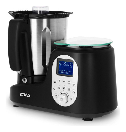 Imagen 4 de 6 de Robot De Cocina Negro Atma
