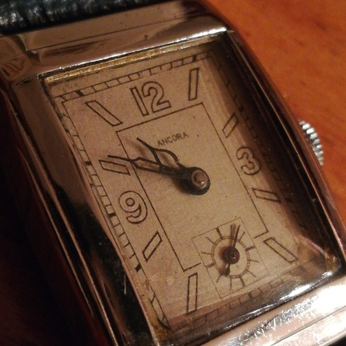 Reloj   Ancora Tank  ( 1930s)  Swiss Coleccion  Oportunidad 