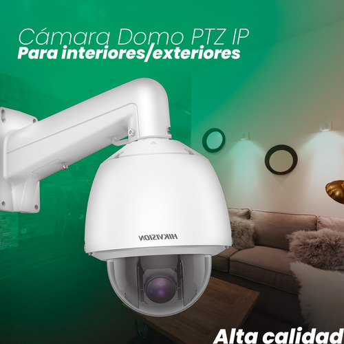 Hikvision Camara de videovigilancia Domo Ptz Ip DS-2DE5232W-AE(T5) 2 MP 32x Zoom Poe+ Micro Sd Fácil instalación Protección Exterior IP66 DARKFIGHTER IK10 60 IPS