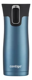 Termo Para Agua Vaso Térmico Café Contigo Westloop 16oz Color Celeste West Loop 2.0 Autoseal