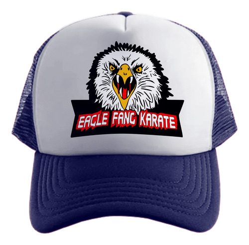 Cobra Kai Karate Kid Eagle Fang Karate Gorra Friki Tu Eres Azul Oscuro Talle Único Regulable Cobra Kai Karate Kid Eagle Fang Karate