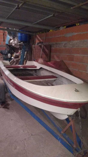 Lancha Pescadora De 4mts. Con Johnson 15hp