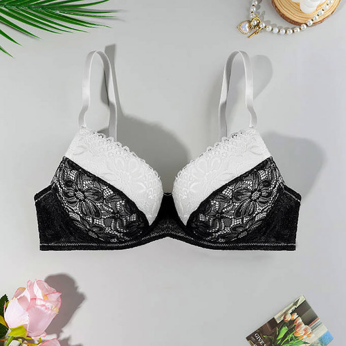 Ropa Interior Con Sujetadores De Tela De Encaje Para Mujer