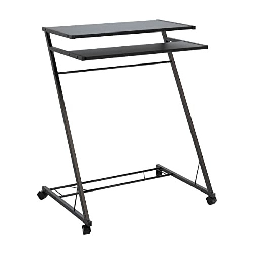 Standing Rolling Laptop Desk With Casters For Mobility,...