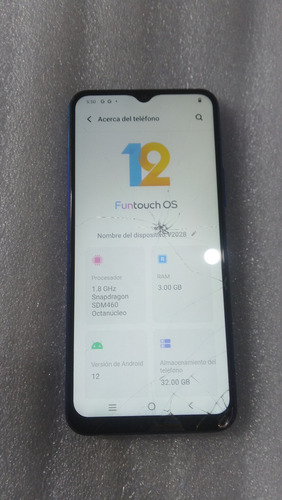 Vivo Y11s Con Detalle En Cristal Azul (Usado)
