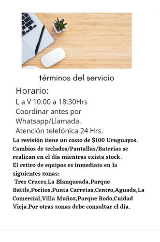 Imagen 2 de 8 de Rep Pc/notebooks En El Día Con Retiro