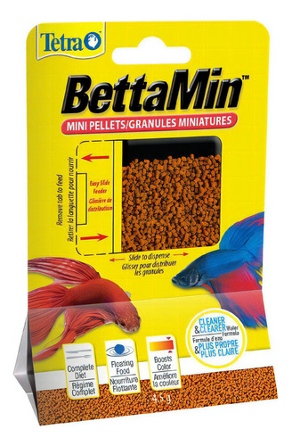 Tetra Bettamin Mini Pellets 4.5g Comida - g a $5694