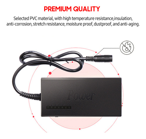 Adaptador De Corriente Alterna Universal Para Computadora Po