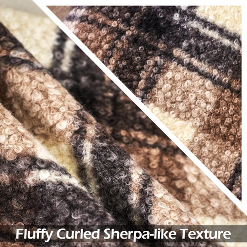 Jojogogo Fall Buffalo Buffalo Sherpa Sherpa Pillow Covers 18