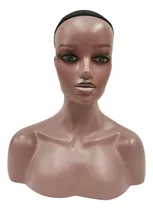 Comprar Cabeza Femenina Peluca Collar Maniquíes Marron Oscuro