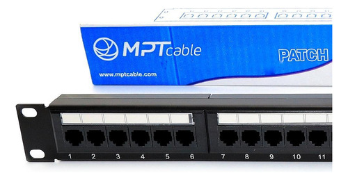 Patch Panel 24 Portas Cat5e Lan Maxx Mpt Homologado