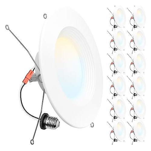 Iluminación Empotrada De 6 Pulgadas, Luces De Can Led,...