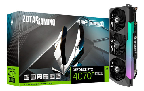 Tarjeta De Vídeo Zotac Geforce Rtx 4070 Ti Super Amp 16gb